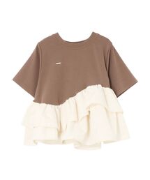CALNAMUR | フリルヘムティアードTシャツ(Tシャツ/カットソー)