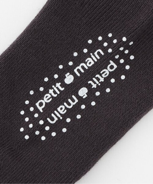 petit main（プティマイン）の「リボンつきハイソックス（ソックス/靴下・キッズ・グレー/ライトピンク/アイボリー・M(16-18cm)/S(13-15cm)/L(18-20cm)）」の4枚目の写真