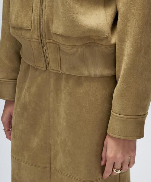 cloenc（クロエンス）の「【セットアップ】ステンカラーブルゾン（ブルゾン・レディース・ブラック/ブラウン系・01/03/02）」の11枚目の写真