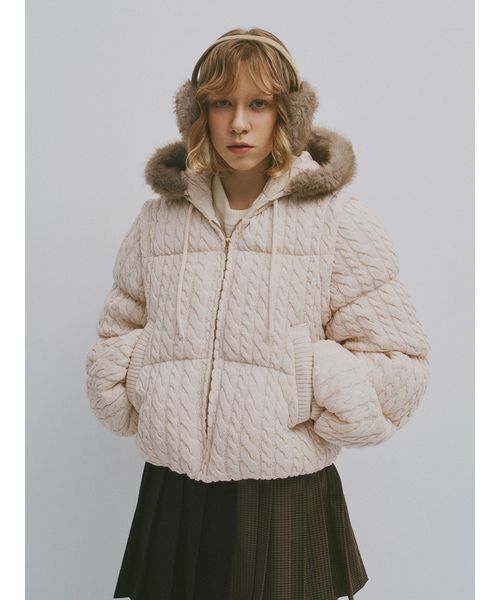 4WAYニットパディングジャケット（ダウンジャケット/コート）｜FURFUR