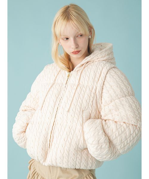 4WAYニットパディングジャケット（ダウンジャケット/コート）｜FURFUR