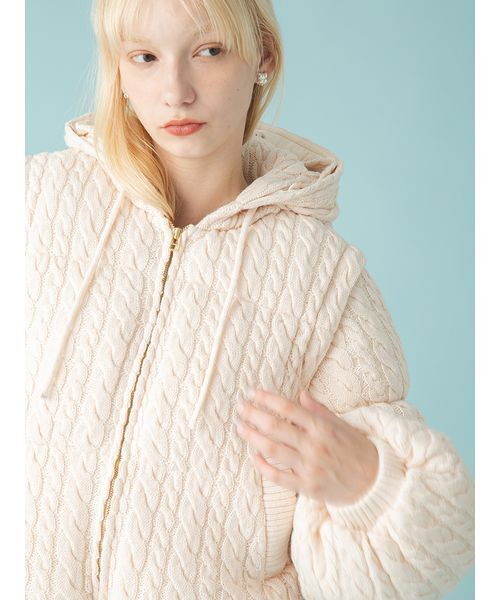 FURFUR（ファーファー）の「4WAYニットパディングジャケット（ダウン