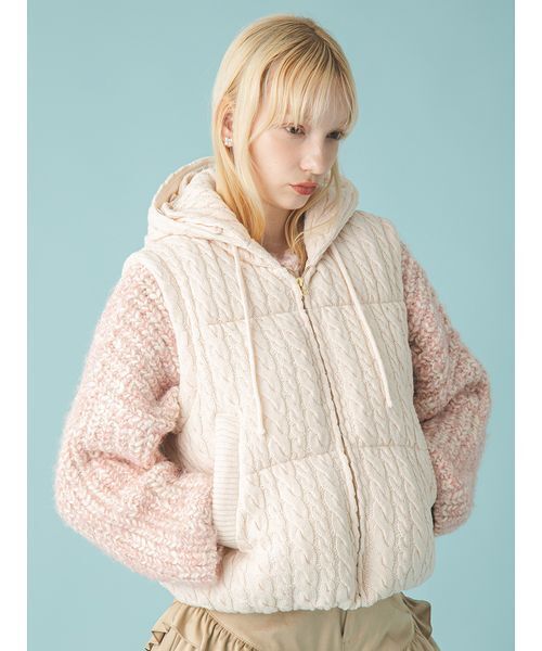 4WAYニットパディングジャケット（ダウンジャケット/コート）｜FURFUR