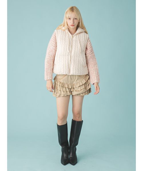 FURFUR（ファーファー）の「4WAYニットパディングジャケット（ダウン