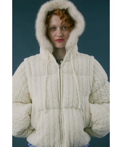 FURFUR（ファーファー）の「4WAYニットパディングジャケット