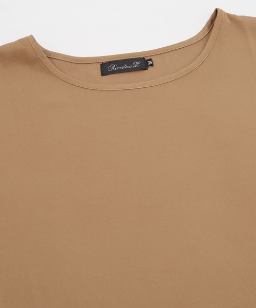 Crownor(クラウノアー)の「配色切り替え ドルマン 長袖Tシャツ(Tシャツ/カットソー・メンズ・ブラック/ネイビー/ベージュ・MEDIUM/LARGE)」の9枚目の写真