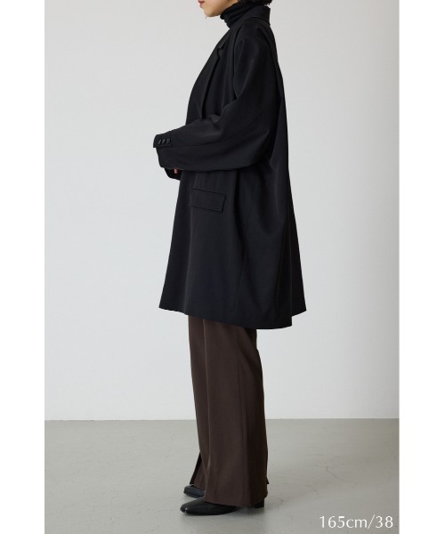 RIM.ARK 25AW Tailored mini dress グレー 38 RIM.ARK | Tailored mini dress (MIDI DRESS ) |RIM.ARK ONLINE STORE