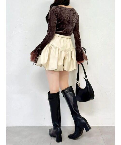 dazzlin（ダズリン）の「バルーンドッキングショートパンツ（その他パンツ・レディース・ブラウン/アイボリー/ブラック・SMALL/MEDIUM）」の20枚目の写真