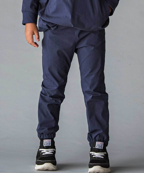 WASK（ワスク）の「ウエストベルトジョガーパンツ(100~160cm)（その他パンツ・キッズ・グレー/ネイビー・130cm/160cm/150cm/140cm）」の2枚目の写真