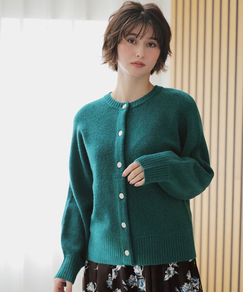 ANY SIS(エニィスィス)の「Airニット 2WAY カーディガン(カーディガン/ボレロ・レディース・スカイブルー系/ダークグリーン系/ダークブラウン系/ライラック系/レッド系/アイボリー系・X-SMALL)」の22枚目の写真