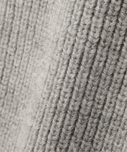 MHL.（エムエイチエル）の「BRITISH WOOL KNITWEAR（カーディガン/ボレロ・レディース・ベージュ系その他2/ブラック・2）」の10枚目の写真