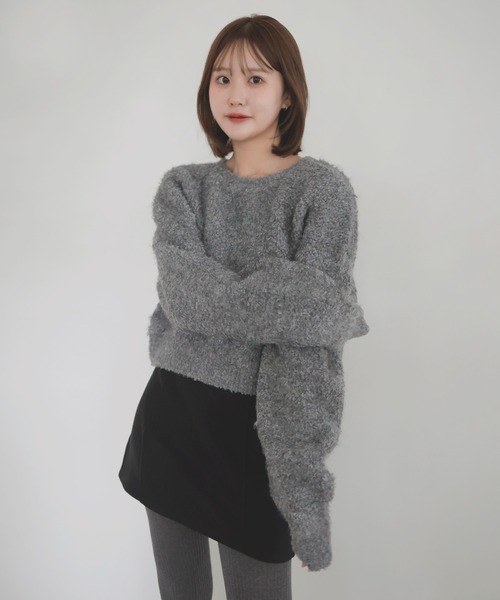 ayu×LIAN】ボリュームミックスニット（ニット/セーター）｜LIAN