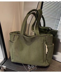 Mignonjour/コーデュロイトートバッグ M2849