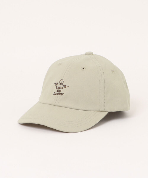 THRASHER(スラッシャー)の「GONZ SAD KIDS 6P CAP/THRASHER スラッシャー ユニセックス 帽子 ローキャップ ベースボールキャップ 刺繍(キャップ・キッズ・ブラック/ベージュ・FREE)」の1枚目の写真