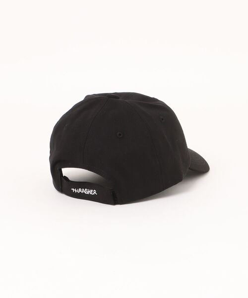 THRASHER(スラッシャー)の「GONZ SAD KIDS 6P CAP/THRASHER スラッシャー ユニセックス 帽子 ローキャップ ベースボールキャップ 刺繍(キャップ・キッズ・ブラック/ベージュ・FREE)」の3枚目の写真