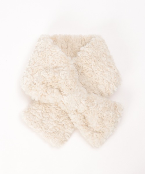 ikka（イッカ）の「ベアーティペット（マフラー・レディース・アイボリー/ブラウン系その他・FREE）」の2枚目の写真