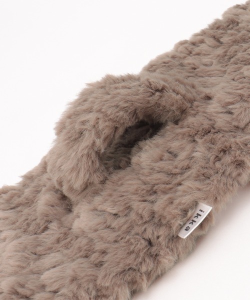 ikka（イッカ）の「ベアーティペット（マフラー・レディース・アイボリー/ブラウン系その他・FREE）」の6枚目の写真