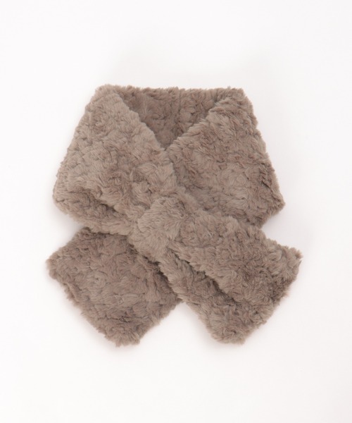 ikka（イッカ）の「ベアーティペット（マフラー・レディース・アイボリー/ブラウン系その他・FREE）」の3枚目の写真