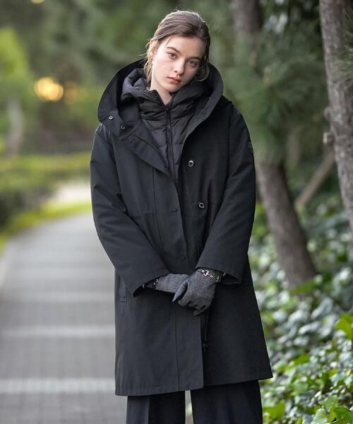 DRESSTERIOR（ドレステリア）の「【3WAY/撥水素材/インナー付/CLASSY.12月号掲載】3WAYダウンライナーコート（その他アウター・レディース・ブラック/ベージュ・34/36/38）」の3枚目の写真