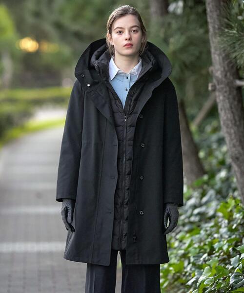 DRESSTERIOR（ドレステリア）の「【3WAY/撥水素材/インナー付/CLASSY.12月号掲載】3WAYダウンライナーコート（その他アウター・レディース・ブラック/ベージュ・34/36/38）」の5枚目の写真