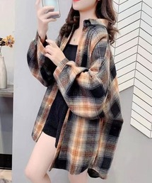 チェックシャツアウター
