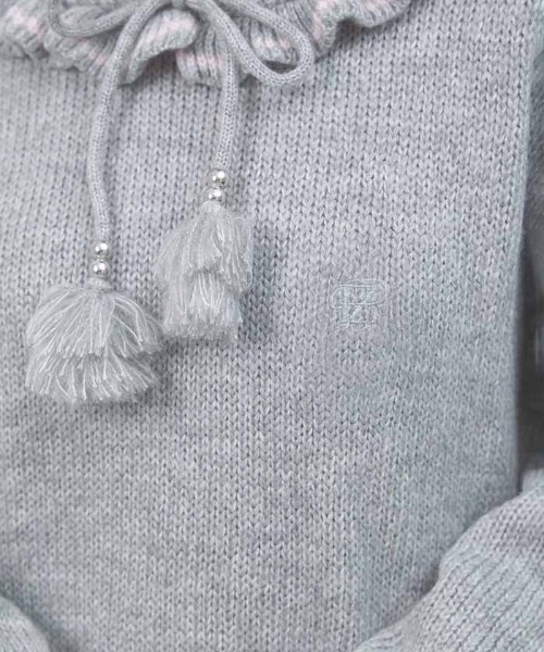 フリルカラーセーラーニット（ワンピース）｜FickleBebe（フィクルベベ