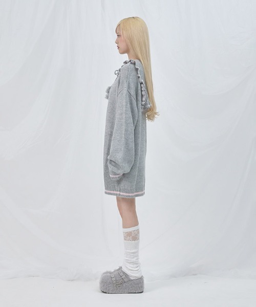 フリルカラーセーラーニット（ワンピース）｜FickleBebe（フィクルベベ