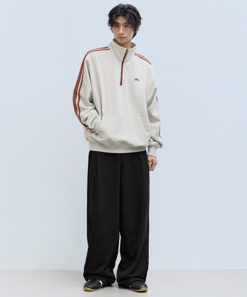 F.ILLUMINATE（フィルミネイト）の「トラックハーフジップスウェットシャツ-ダークグリーン（スウェット・レディース・その他・SMALL/MEDIUM/LARGE）」の5枚目の写真