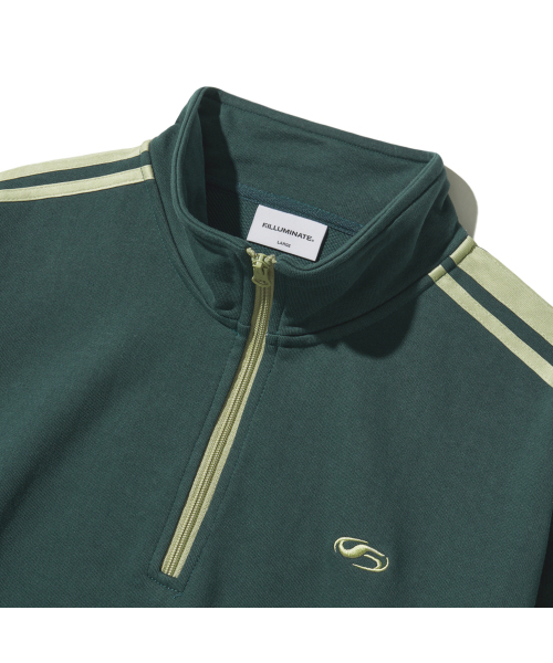 F.ILLUMINATE（フィルミネイト）の「トラックハーフジップスウェットシャツ-ダークグリーン（スウェット・レディース・その他・SMALL/MEDIUM/LARGE）」の7枚目の写真