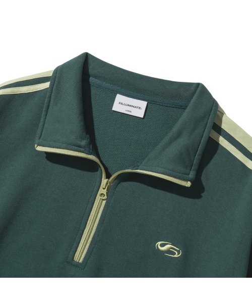 F.ILLUMINATE（フィルミネイト）の「トラックハーフジップスウェットシャツ-ダークグリーン（スウェット・レディース・その他・SMALL/MEDIUM/LARGE）」の8枚目の写真