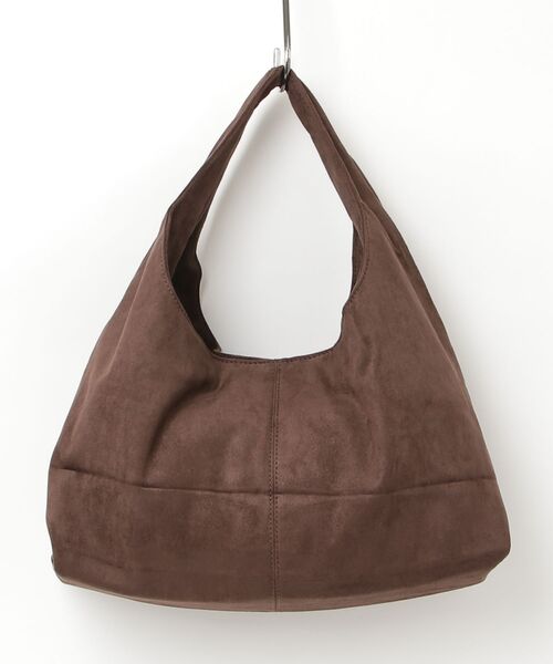 Shelly island（シェリーアイランド）の「エコスウェードショルダーバッグ（ショルダーバッグ・レディース・ブラウン/ブラック・FREE）」の10枚目の写真