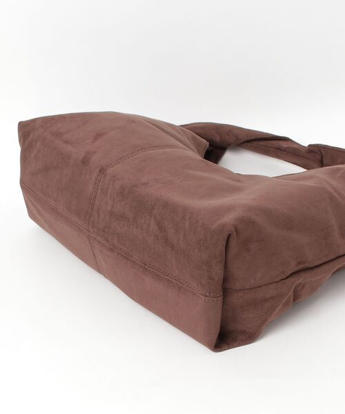 Shelly island（シェリーアイランド）の「エコスウェードショルダーバッグ（ショルダーバッグ・レディース・ブラウン/ブラック・FREE）」の11枚目の写真