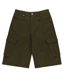 SLOWACID（スローアシッド）の「アウトポケットバミューダカーゴコットンショーツ[カーキ]（その他パンツ）」