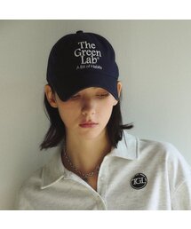 THE GREEN LAB（ザグリーンラボ）の「ザグリーンラボ刺繍ウォッシングボールキャップ[ネイビー]（キャップ）」