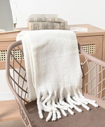 太フリンジマフラー・無地