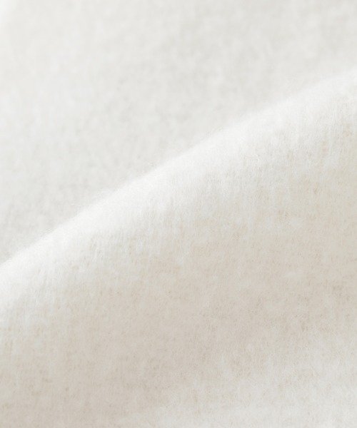 Honeys（ハニーズ）の「太フリンジマフラー・無地（マフラー・レディース・ブラウン/レッド/アイボリー/ライトピンク/ブルー・FREE）」の18枚目の写真