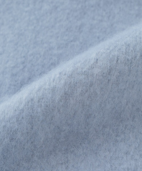 Honeys（ハニーズ）の「太フリンジマフラー・無地（マフラー・レディース・ブラウン/レッド/アイボリー/ライトピンク/ブルー・FREE）」の20枚目の写真