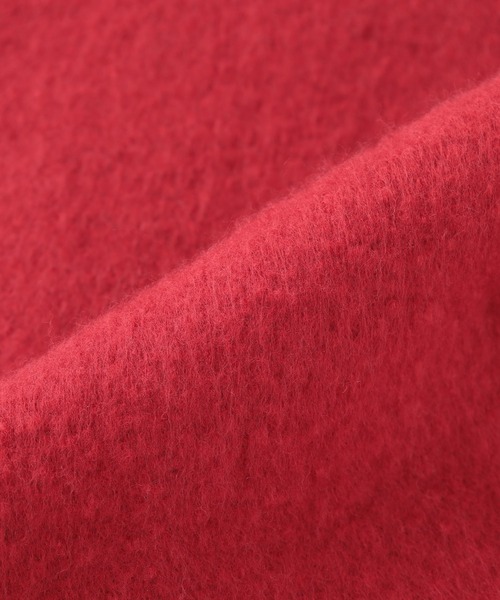 Honeys（ハニーズ）の「太フリンジマフラー・無地（マフラー・レディース・ブラウン/レッド/アイボリー/ライトピンク/ブルー・FREE）」の22枚目の写真