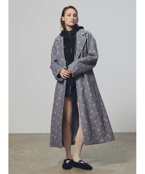 ヴィンテージフラワーガウンコート（チェスターコート）｜COEL（コエル
