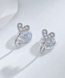 YU-KA:ハートミニイヤリング Heart mini earring