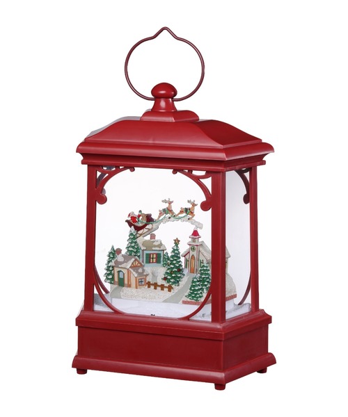 スノードーム・ランタン・スノーモーション・LED クリスマスインテリア