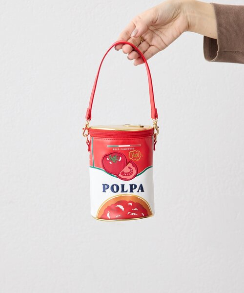 ear PAPILLONNER(イアパピヨネ)の「《別注》【yup!(ヤップ)】POLPA BAG /ポルパバッグ(ハンドバッグ・レディース・レッド・FREE)」の2枚目の写真