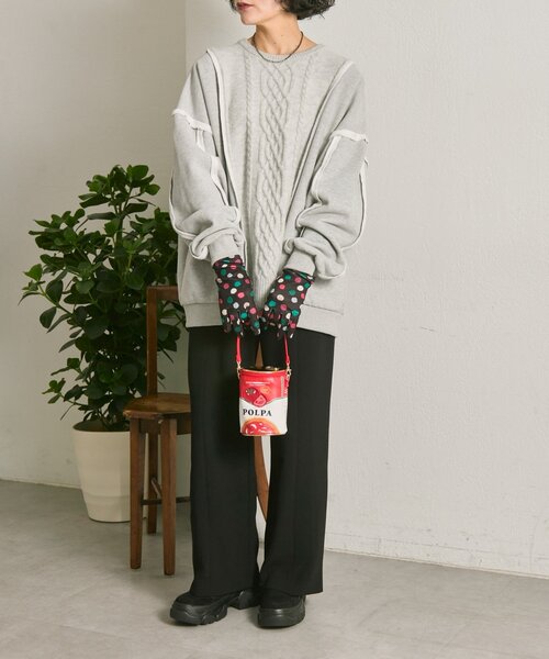 ear PAPILLONNER(イアパピヨネ)の「《別注》【yup!(ヤップ)】POLPA BAG /ポルパバッグ(ハンドバッグ・レディース・レッド・FREE)」の15枚目の写真