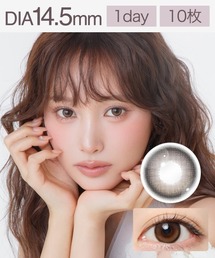 Mifee（ミフェ）の「ミフェ ワンデー エクラブラウン (10枚入り)（コンタクトレンズ・カラコン）」