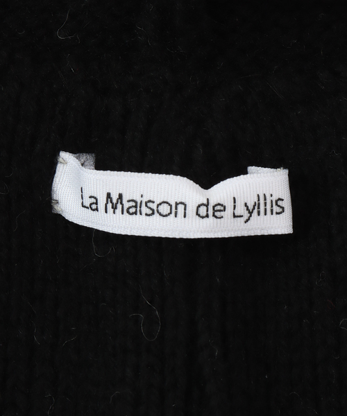 journal standard L'essage（ジャーナルスタンダードレサージュ）の「【La Maison de Lyllis】POST：ニットキャップ（ニットキャップ/ビーニー・レディース・ブラック・FREE）」の4枚目の写真