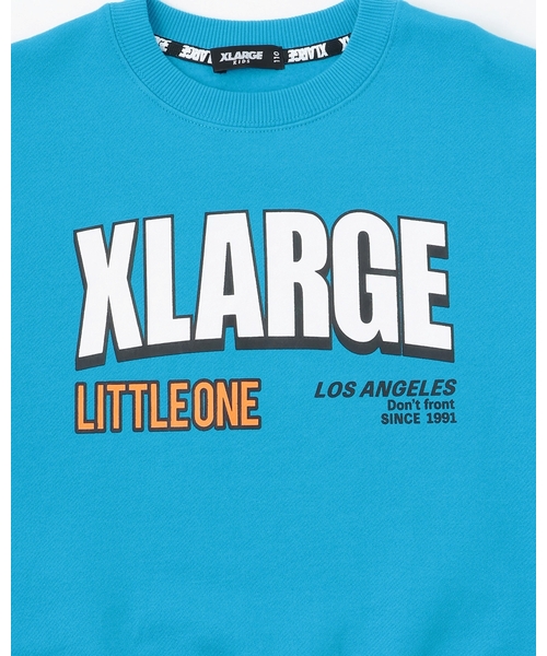XLARGE KIDS（エクストララージキッズ）の「マルチロゴトレーナー（スウェット・キッズ・ブルー/ブラック/ホワイト・120cm/140cm/130cm/100cm/110cm/90cm）」の13枚目の写真