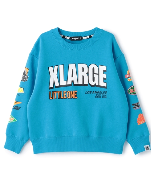 XLARGE KIDS（エクストララージキッズ）の「マルチロゴトレーナー（スウェット・キッズ・ブルー/ブラック/ホワイト・120cm/140cm/130cm/100cm/110cm/90cm）」の10枚目の写真
