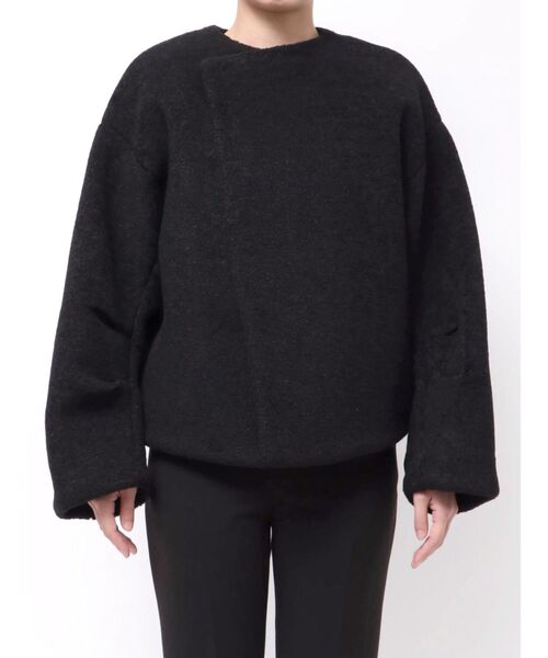 LAGUNAMOON(ラグナムーン)の「ボアブルゾン(ブルゾン・レディース・アイボリー/ブラック・FREE)」の18枚目の写真