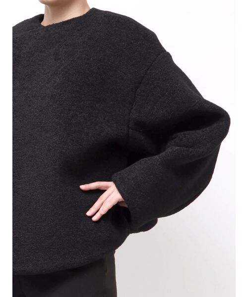 LAGUNAMOON(ラグナムーン)の「ボアブルゾン(ブルゾン・レディース・アイボリー/ブラック・FREE)」の14枚目の写真