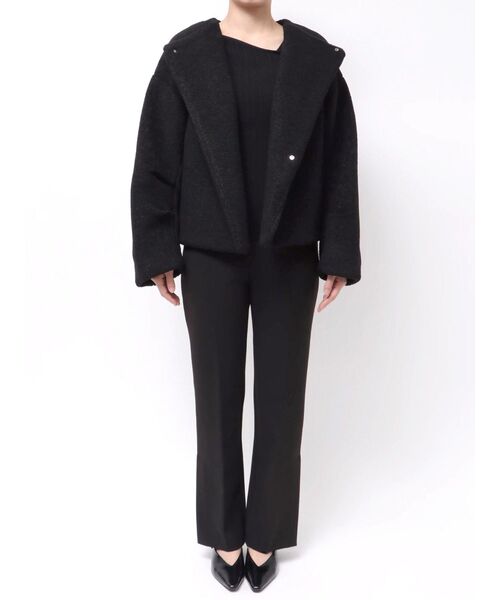 LAGUNAMOON(ラグナムーン)の「ボアブルゾン(ブルゾン・レディース・アイボリー/ブラック・FREE)」の9枚目の写真